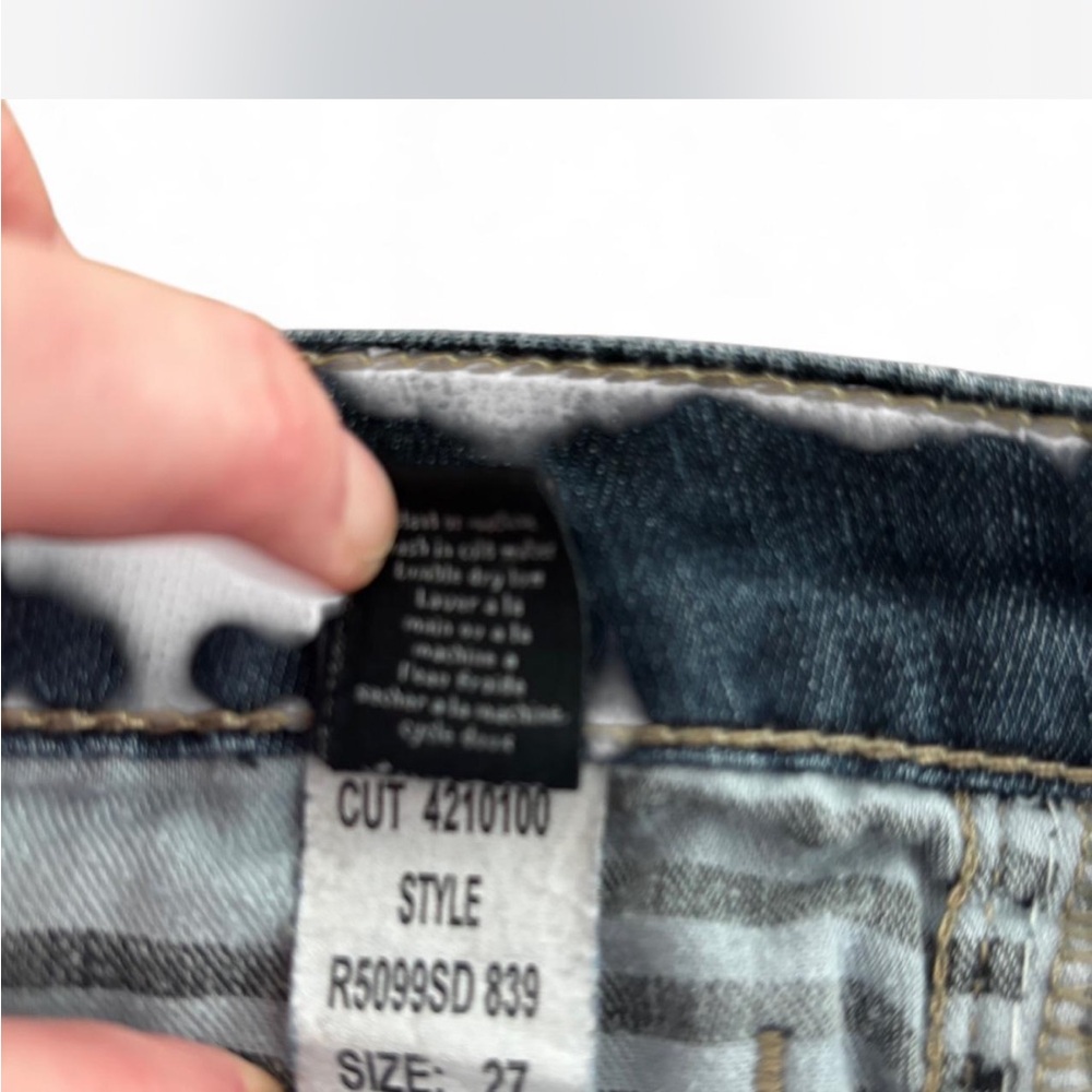 William Rast Dark Blue Flare Jeans - 27 - Picture 6 of 10